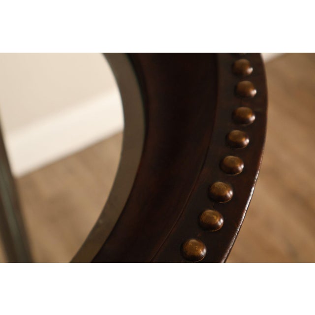Late 20th Century Regency Style Pair Of Mahogany Pedestal Plant Stands For Sale In Philadelphia - Image 6 of 18