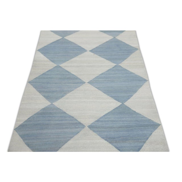 Handmade Modern Kilim Runner 2'10" X 12'2" For Sale - Image 4 of 7