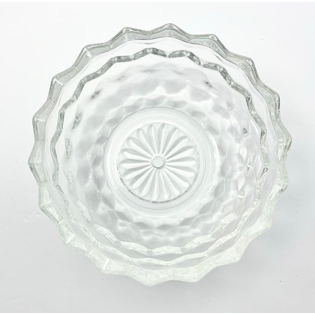 1960s Fostoria “American” Glass Dinnerware Serving Hostess Set - 6 pcs For Sale - Image 11 of 12