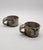 Ceramic 1990s Studio Pottery Face Artisan Mugs With Wabi-Sabi Glaze Signed - a Pair For Sale - Image 7 of 12