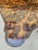 Wood Vintage Minton Spidell Newly Hand-Painted Faux Tortoiseshell Scalloped Game Table For Sale - Image 7 of 13