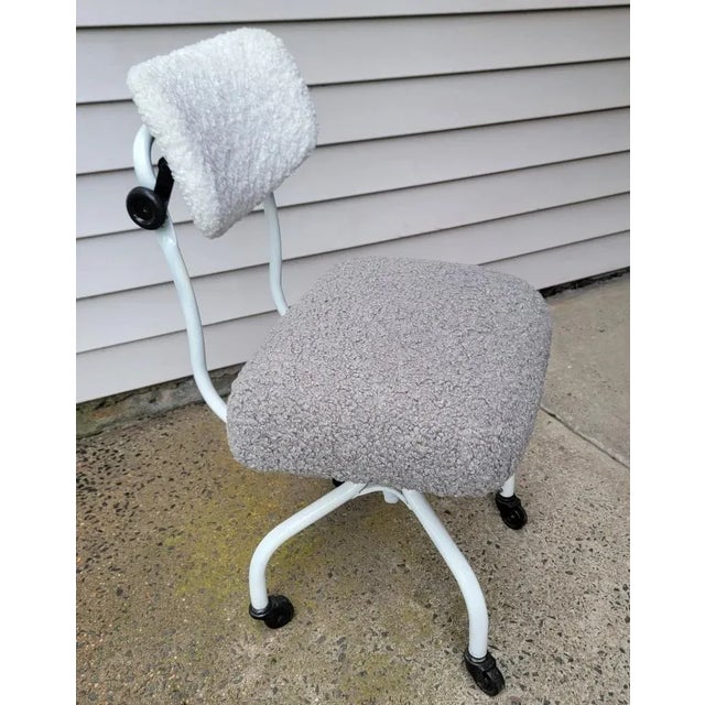 Steelcase Furry 1950s Industrial Office Chair Conversion For Sale In New York - Image 6 of 11