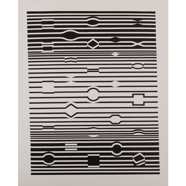 Victor Vasarely, Markab, Lithograph For Sale