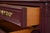 Baker Funiture Style French Provincial Louis XV Burgundy Lacquered Sideboard Credenza, Newly Refinished For Sale - Image 13 of 18