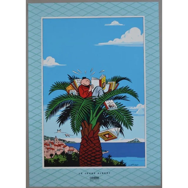 Yves Chaland, Le Jeune Albert en vacances, 1992, Screen Printing For Sale - Image 7 of 7
