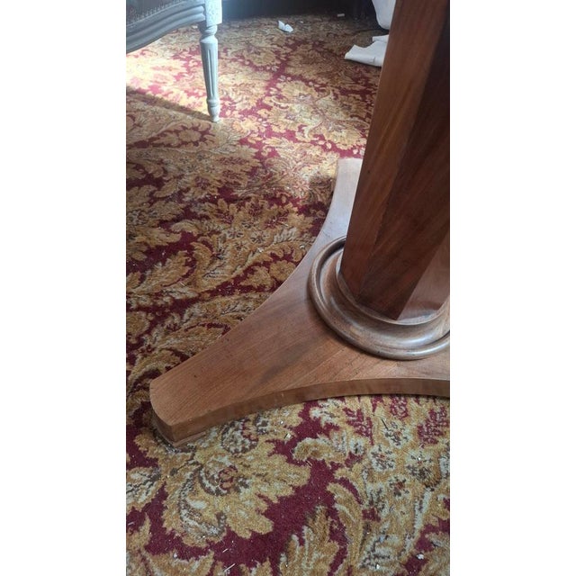 Empire Mahogany Side Table, 1890 For Sale - Image 4 of 7