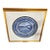 Vintage Framed Blue and White Plate With Scene "Baltimore and Ohio R R" For Sale