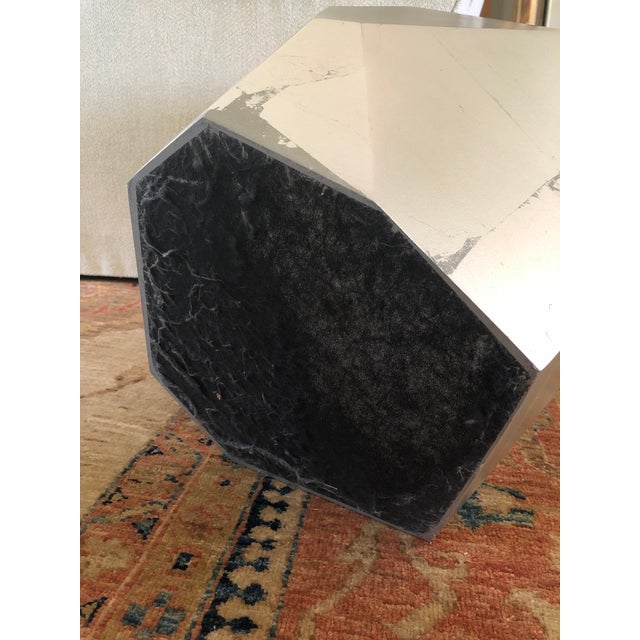 Resin Minimalist Baker Quarry Accent Table For Sale - Image 7 of 9