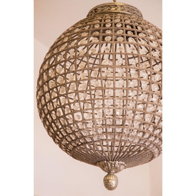 French 1970s French Style Sphere Chandelier For Sale - Image 3 of 8
