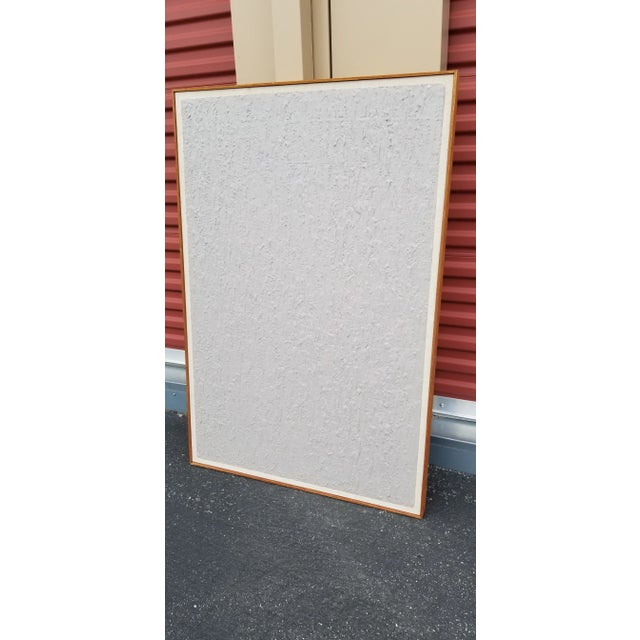 Modern Abstract Painting on Canvas, Framed For Sale - Image 11 of 11