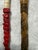 Chinese 19th. Centery Two Antique Vintage Chinese Scholars Archaistic Calligraphy Brushes For Sale - Image 3 of 12