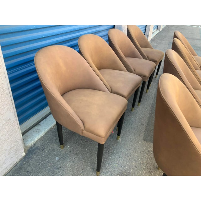 Modern Bucket Dining Chairs Set of 8 Chairish