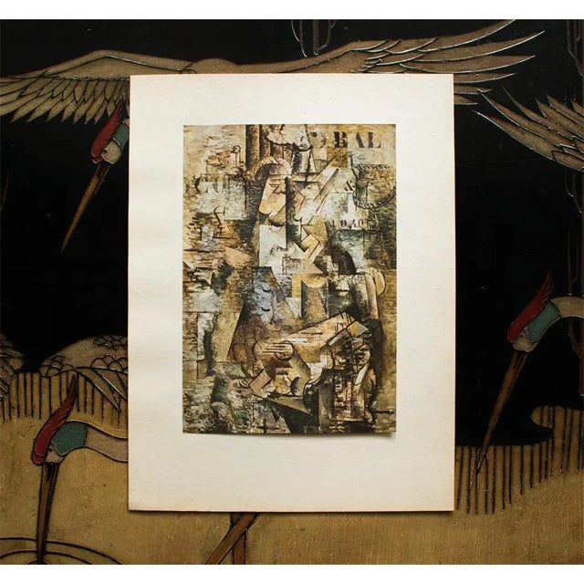 1940s 1940s After Georges Braque "The Portuguese" First Edition Period Swiss Offset Lithograph For Sale - Image 5 of 8