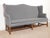 Vintage 1970s Copy of Antique English 18th C. Wing Back Chippendale Sofa Settle For Sale - Image 9 of 14