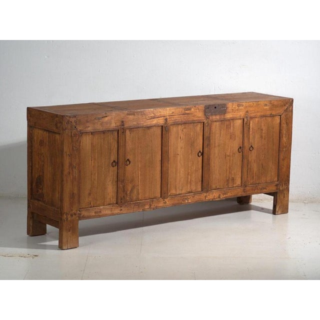 Antique Low Sideboard in Pine For Sale - Image 13 of 13