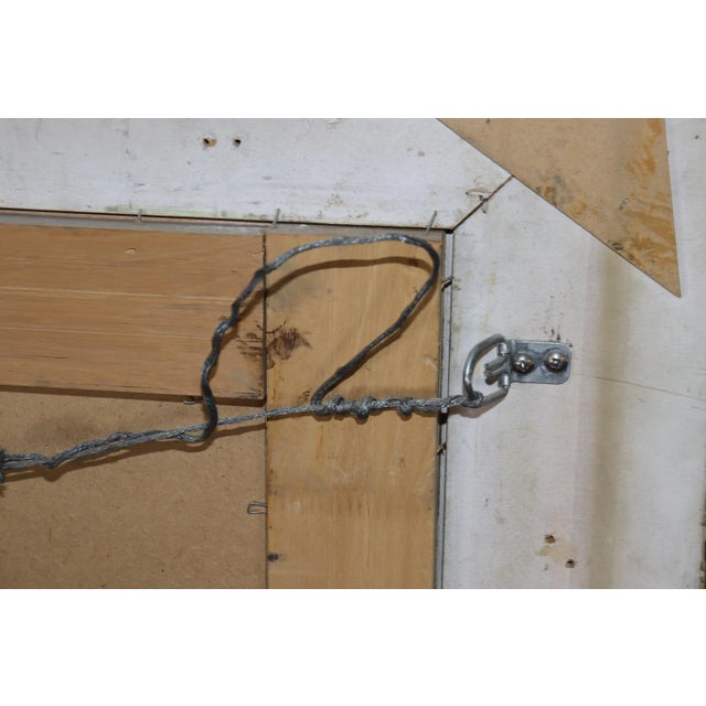 Fine Quality Carved Late Victorian Era Gilded Beveled Oval in Rectangle Mirror For Sale - Image 11 of 11