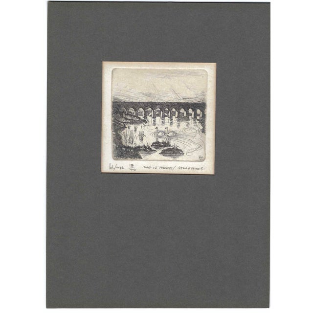 Brian Lalor (born 1941) "12 Arches Ballydehob" etching on paper, pencil signed, titled and numbered 150/200. Sealed in...