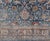 Antique Persian Mashad With Medium in Floral Blue Background, Salmon Border 6'4 X 9'5 For Sale - Image 11 of 16
