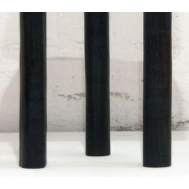 Not Yet Made - Made To Order Black Fingerprint Stool by Victor Hahner For Sale - Image 5 of 12