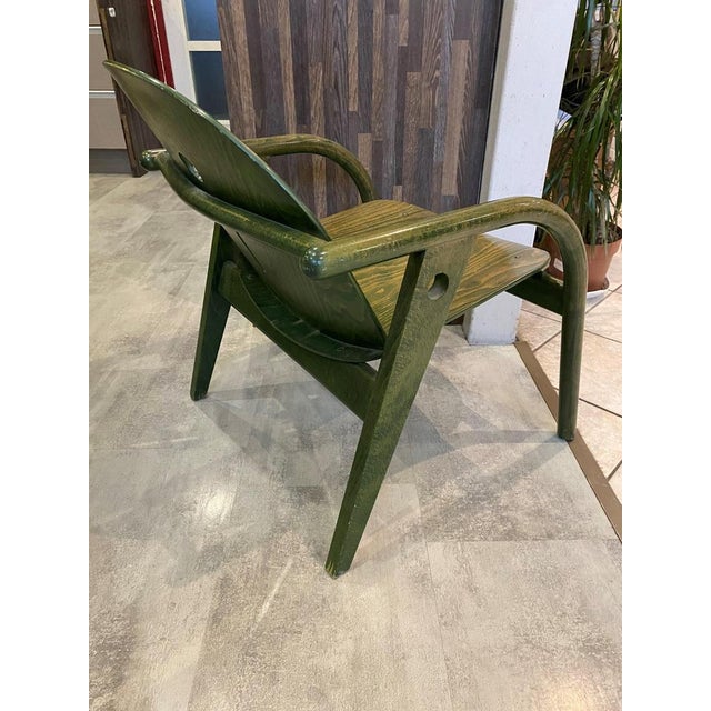 Vintage Baumann Green Lounge Chair, 1970s For Sale - Image 14 of 18