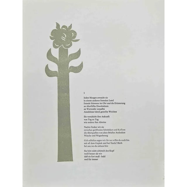 The Tree with Poem is an original artwork realized by the french artist Jean Lurçat (1892 Bruyeres - 1966 St.-Paul-de-...