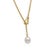 Early 21st Century Tiffany & Co. Elsa Peretti 18k Yellow Gold Open Heart Lariat Necklace 18.5" For Sale - Image 5 of 8