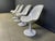 1960s Vintage Space Age Fiberglass Tulip Dining Chairs, 1960s, Set of 4 For Sale - Image 5 of 16