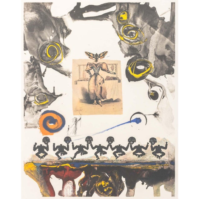 Salvador Dali (Spanish, 1904-1989), "Surrealist Gastronomy", Etching and Photolithograph in Colors on Arches paper, 1971,...