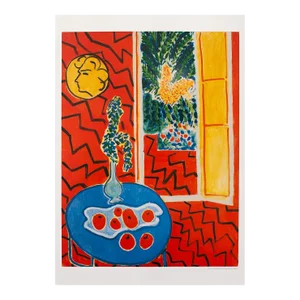 1994 After Henri Matisse, "Red Interior" First Edition German Poster