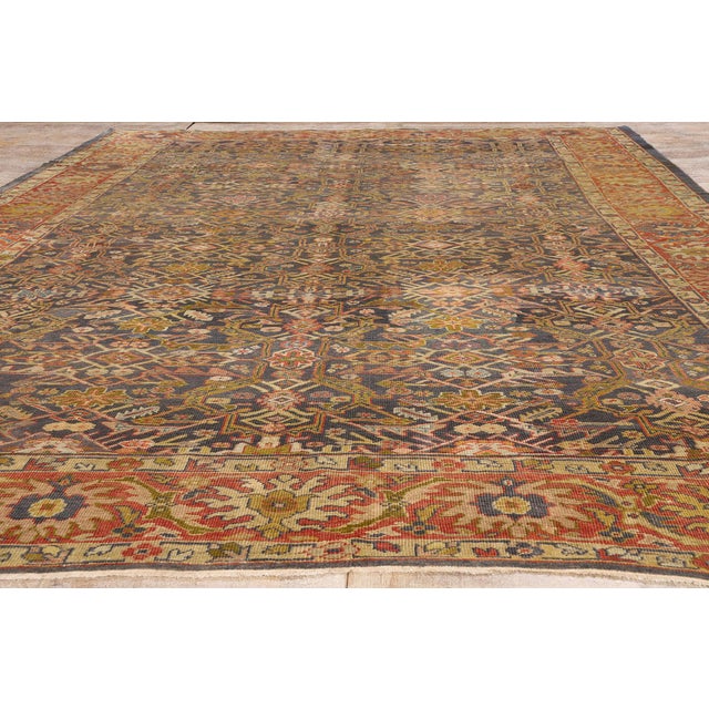 Late 19th Century Persian Sultanabad Rug, 09'10 X 13'08 For Sale - Image 9 of 10