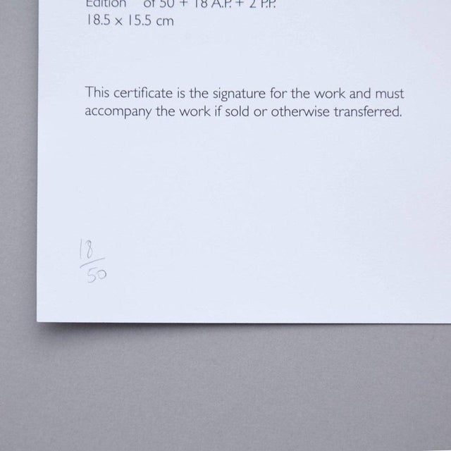 Angela De La Cruz, Pinch, Yellow Artwork, 2015, Acrylic on Canvas For Sale - Image 9 of 10