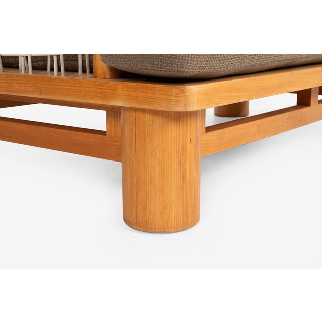 Karl Springer for Karl Springer, LTD Dowelwood Sofa1980c. For Sale - Image 17 of 18