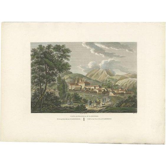 Louis-Joseph-Alexandre de Laborde, The Palace of St. Ildephonse in Spain, 1820, Paper For Sale