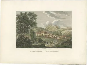 Louis-Joseph-Alexandre de Laborde, The Palace of St. Ildephonse in Spain, 1820, Paper