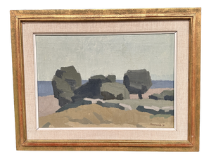 William Herbert Fleetwood, Landscape, 1951, Oil Painting on Canvas, Framed