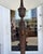 Wood Antique Carved Mahogany Floor Lamp For Sale - Image 7 of 7