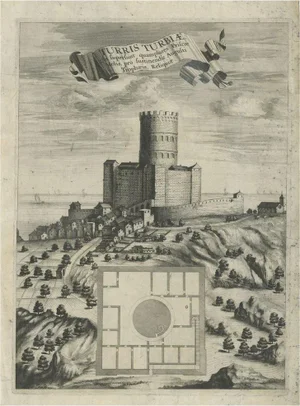 La Turbie and the Tropaeum Alpium, 1760, Paper