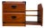Small Japanese Desk Cabinet with Extendable Bookend, 1980s For Sale