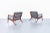 1960s Danish Modern Walnut Lounge Chairs After Ib Kofod Larsen For Sale - Image 5 of 12
