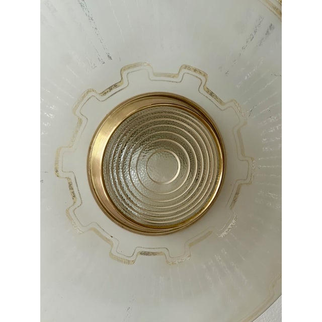 Large Mid-Century Lightolier Pacemaker Flush Mount For Sale - Image 12 of 18