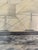 Off-white Currier & Ives “Clippership Nightingale” Hand Colored 1854 Lithograph From the Personal Collection of Curtis L. Carter For Sale - Image 8 of 12