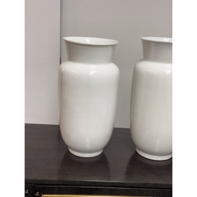 Trude Petri for KPM Berlin Saale Porcelain Vases, Pair For Sale - Image 10 of 12