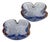 Murano Bullicante Bowls by Galliano Ferro for Neodymium Sommerso, 1970s, Set of 2 For Sale