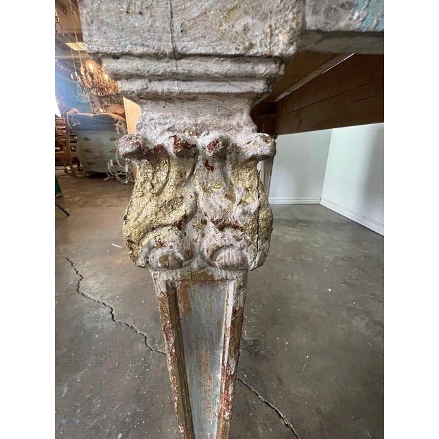 French Provincial Painted Console-Pair Is Available For Sale - Image 10 of 17