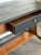 Wood Antique Ebonized Oak Library Table Desk With Drawer For Sale - Image 7 of 8