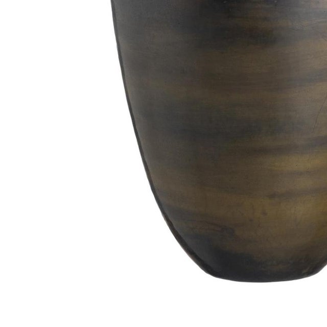 Vintage Metal Vase from Jean Dunand For Sale - Image 3 of 6