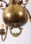 Five-Armed Flemish Chandelier in Brass For Sale - Image 3 of 6