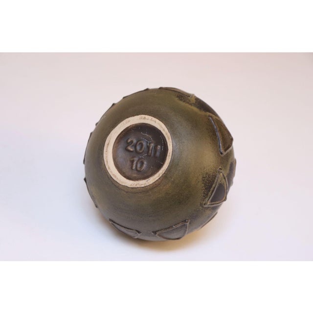 Diminutive German Modernist Ceramic "Antigone" Relief Pitcher by Simon Peter Gerz For Sale In New York - Image 6 of 12