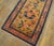 1920s Orange Amber Floral Antique Chinese Tibetan Rug 2'1" X 8'4" Wool Knotted Carpet Runner For Sale In New York - Image 6 of 11