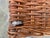 20th Century Kreiss Pair of Wicker Chairs and Ottomans For Sale - Image 11 of 11